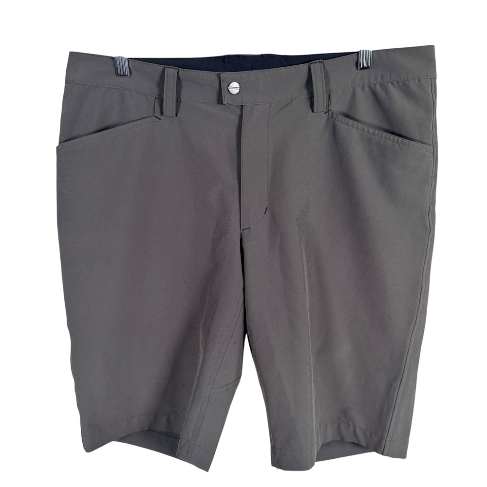 Shimano Cycling Mountain Bike Shorts Mens L Gray Water Repellent Technical read